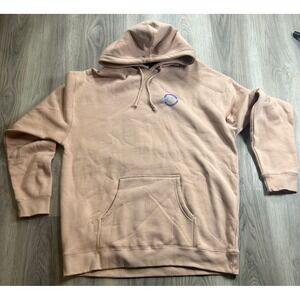 Old Row Mens Dusty Pink Circle Logo Hoodie Admit Nothing Deny Everything 2XL NEW